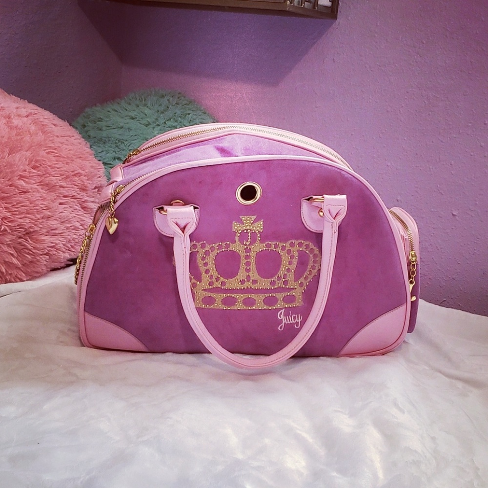 Juicy Couture Luxury Small Dog Pet Carrier Pet Bag